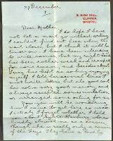 Image of [Letter to Cecil's mother]