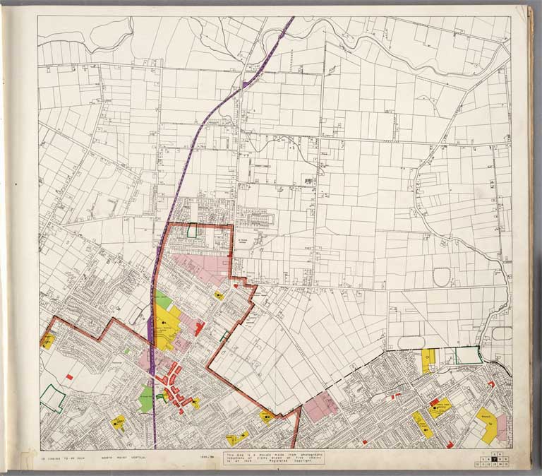 District planning scheme, section one (zoning) 1962 Sheet 3 of 17.