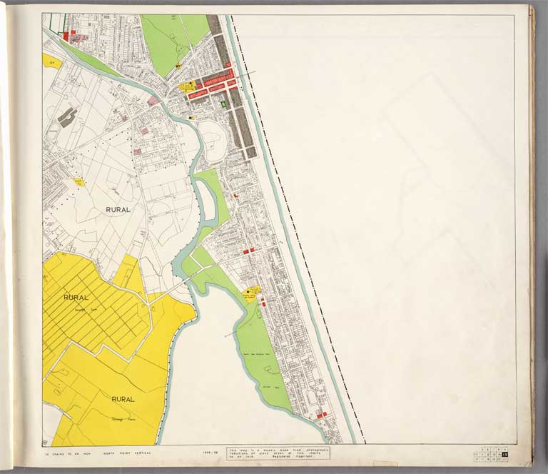 District planning scheme, section one (zoning) 1962 Sheet 9 of 17.
