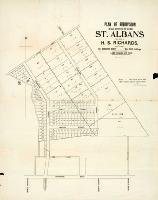 Image of Plan of subdivision of rural sections no. 217 and 218, St. Albans, for sale by H.S. Richards