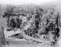 The bridge in the Bealey Gorge near Arthur's Pass on the West Coast road 
