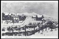 Snow on Oxford Terrace, Christchurch 