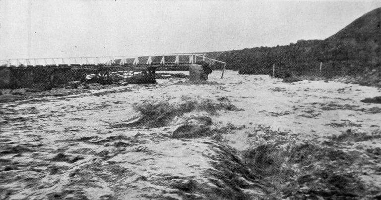 Stormy Christmas week in Canterbury: Damage on West Coast Road.