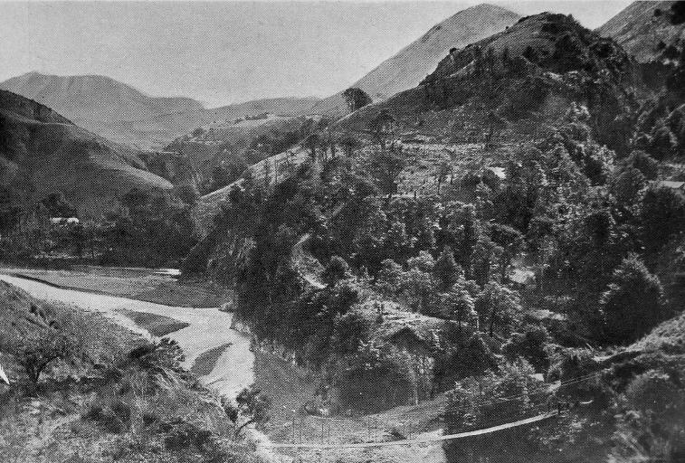 On the Broken River, near the outpost survey camp.