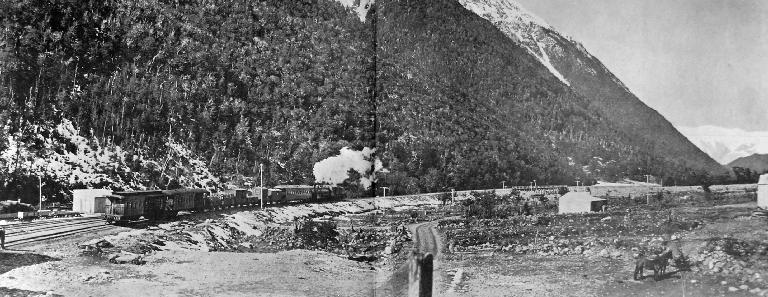 View from the Arthur’s Pass tunnel, looking towards Canterbury.