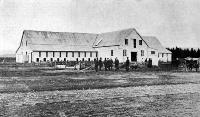 The Hororata shearing shed.