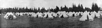 A view of the camp of the Blue Force at Sheffield.