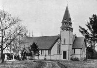 A view of the new church.