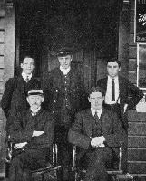 The staff at Coalgate railway station.