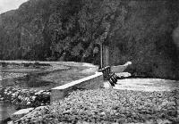 The Lake Coleridge Hydro - Electric System: a view of the Harper diversion.