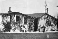 A typical week-end bungalow. Note the croquet lawn in front.