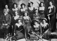 Waihora Ladies' Hockey Team, 1903.