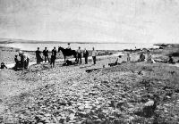 South end of Lightband and Hill’s claim, showing Lagoon near the Rakaia River.