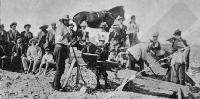 An object of interest: a method of working the sand.