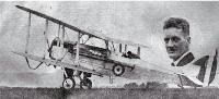 A De Haviland 50 type 4-seater aeroplane, which began a passenger service between Christchurch and Dunedin 