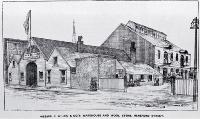 Messrs R. Wilkin & Company's warehouse & wool store, Hereford Street, Christchurch 