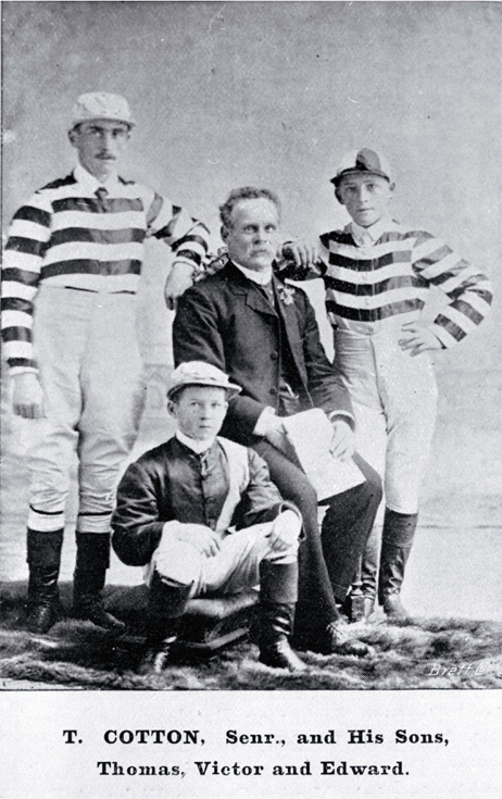 The Cotton family, a well known family of New Zealand jockeys 