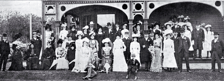 The wedding of Mr Lewis Philip Hayman of Sydney to Mrs Lillie Marks, third daughter of Mr Maurice Harris of Christchurch at Beth El Synagogue, Gloucester Street, Christchurch 