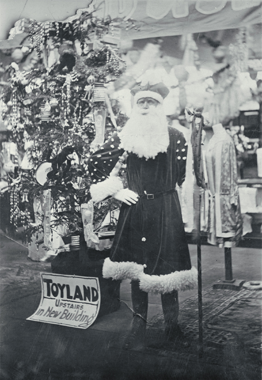 Father Christmas at T. Armstrong & Co. premises 