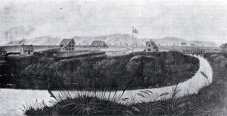 Early view of Christchurch 
