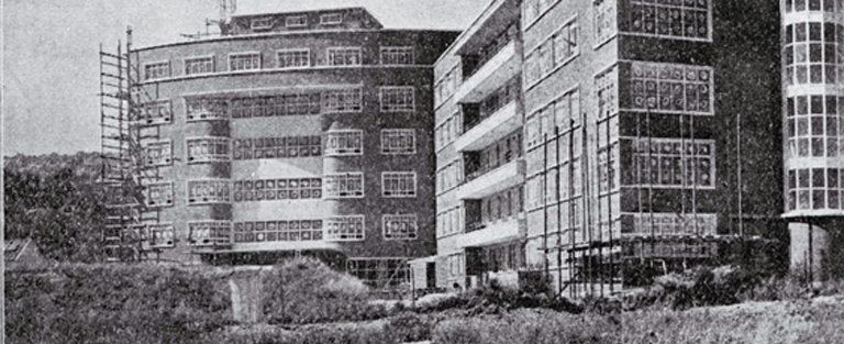 Cashmere (later Princess Margaret) Hospital, shown under construction 