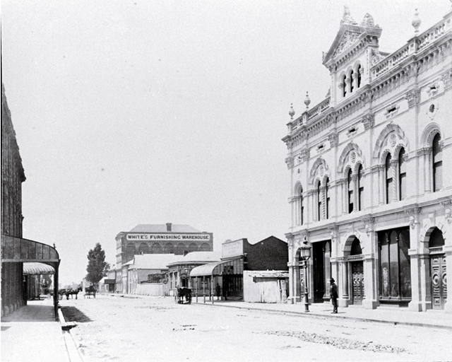 View of Tuam Street, Christchurch, to the east 