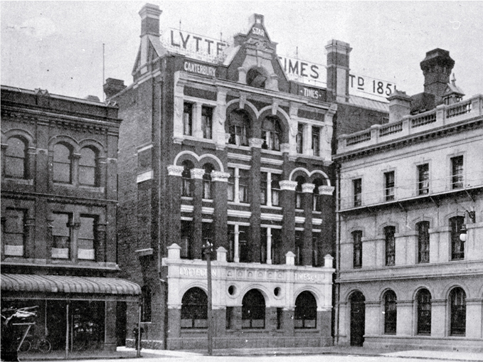 The Lyttelton Times' new premises, 1903 