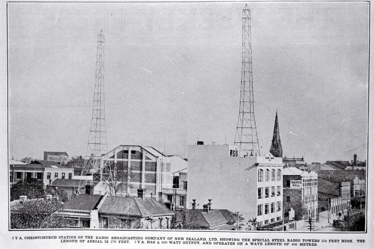 3YA Christchurch Station of the Radio Broadcasting Company of New Zealand 