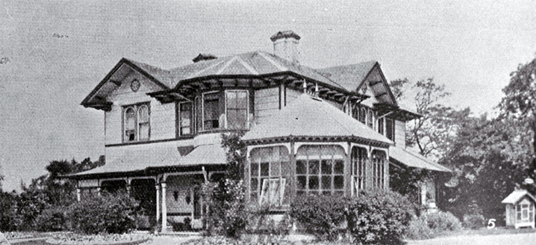 245 Woodham, the residence of Mr G. H. Whitcombe, built by the late Mr Gwalter Palairet.