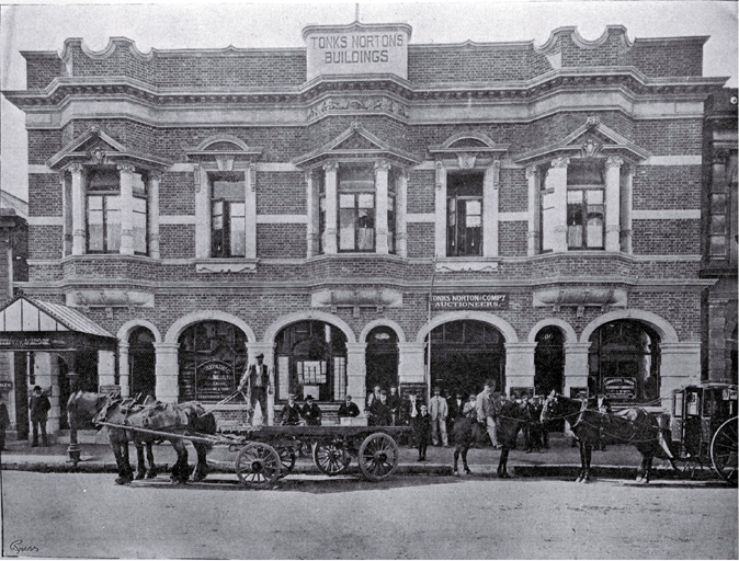 Tonks Norton's Buildings, Hereford Street, Christchurch 