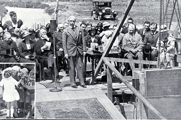 The laying of the foundation stone for the new South Island Methodist Orphanage and Children's Home, Papanui, Christchurch 