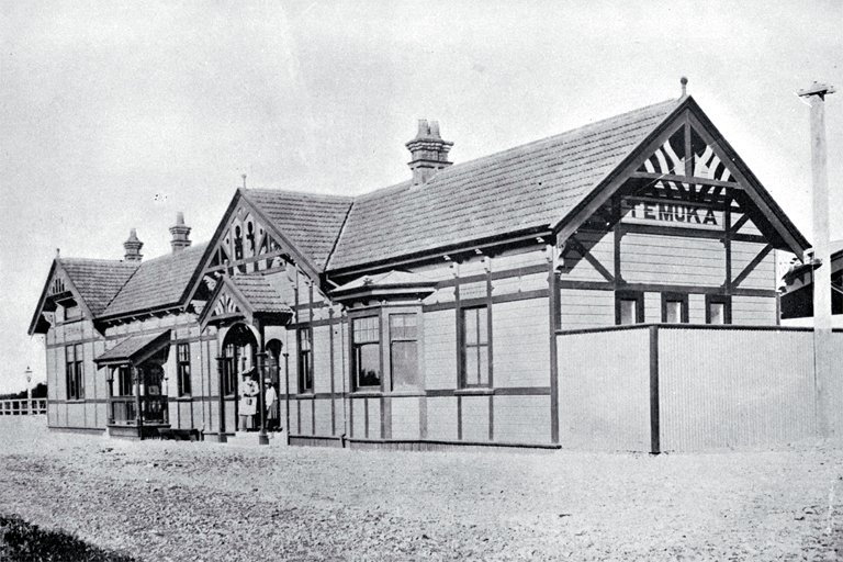 The Temuka railway station 