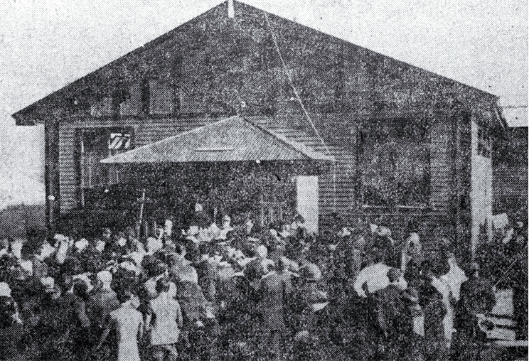 The opening of the new hall at Tuahiwi, North Canterbury 