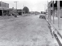 Barbadoes Street intersection with Edgeware Road, looking north : "shewing excessive and dangerous crossfall" [camber].