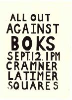 All out against boks. Sept 12.